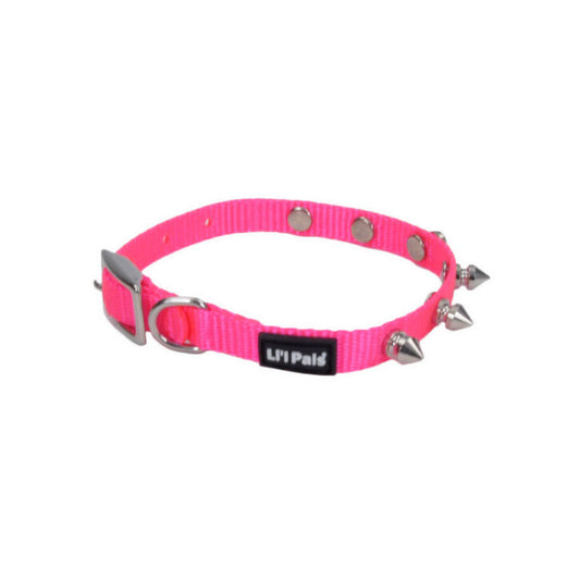 Li’l Pals collier de nylon à pines 3./8'' X 10'' Rose