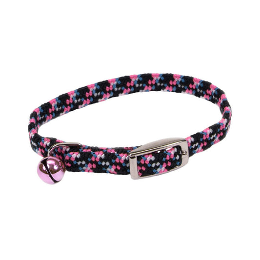 Li’l Pals collier élastique réfléchissant pour chat Rose 5/16'' X 8''