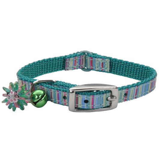 Li’l Pals Ribbon collier pour chaton 5/16''X8'' Vert Ligné