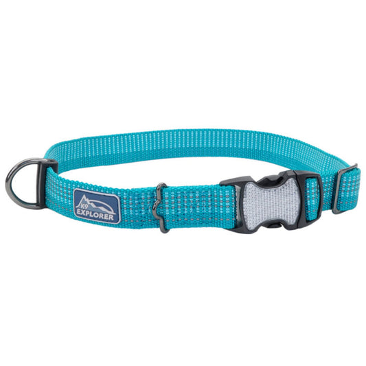 Collier réfléchissant ajustable – Boucle de plastique réfléchissante 1'' X 18-26''