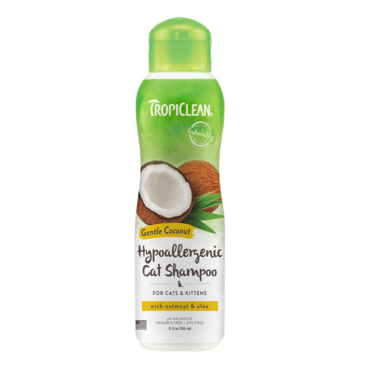 Tropiclean Shampoing Noix De Coco Douce Chat/Chaton 20Oz