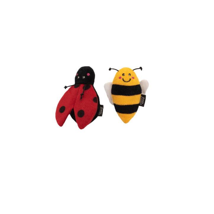 Zippypaw Zippyclaws Coccinelle & Abeille 2/Pqt