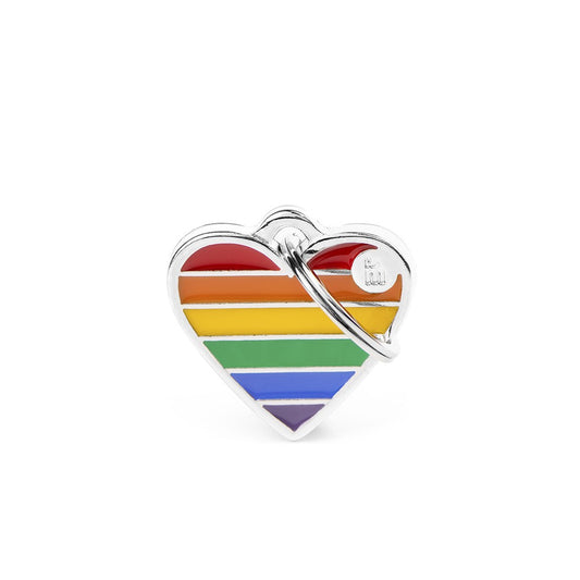 Medaille Rainbow Heart