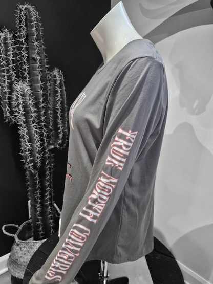Shack Story Chandail Longsleeve Gris pour Femme