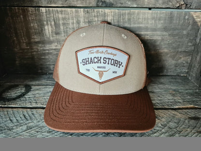 Shack Story Cap | Tache blanche | Marron/Beige/Caramel