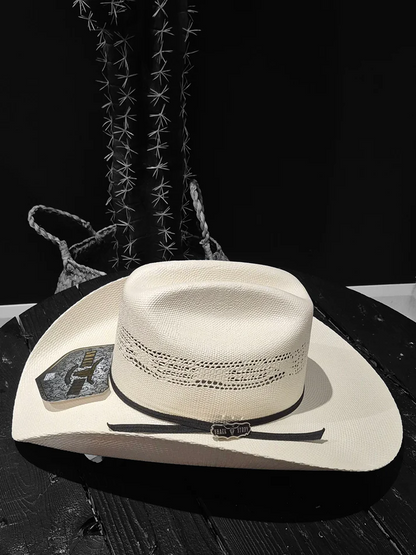 Shack Story Chapeau De Cowboy En Paille / Ivoire