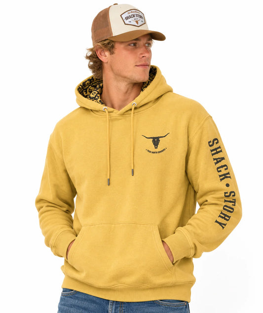 Shack Story Sweat à capuche moutarde | Harvest Trail - Unisex
