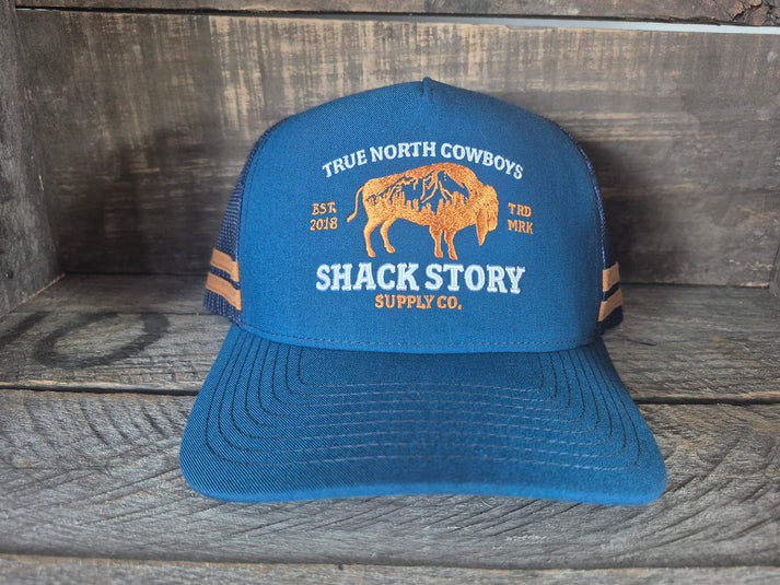 Shack Story Casquette Buffalo, Bleu