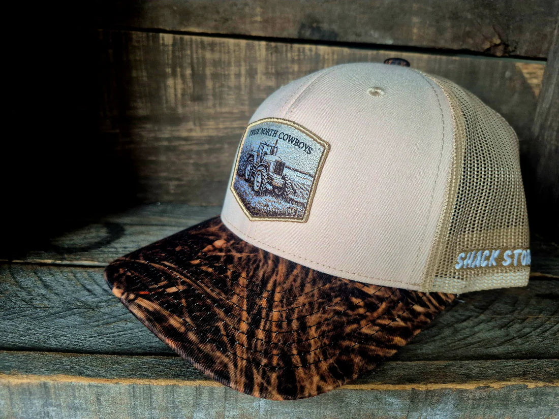 Shack Story Cap | Tracteur Patch | Sable & Camo