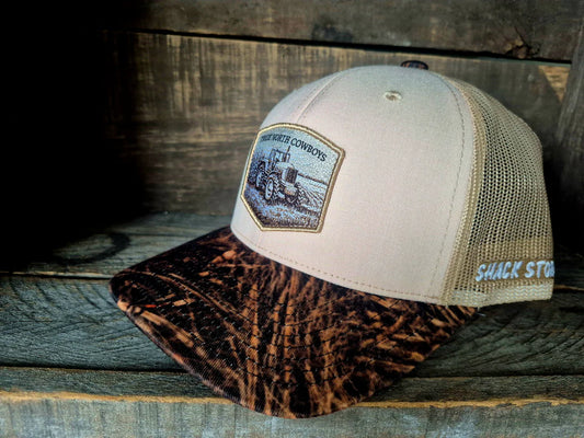 Shack Story Cap | Tracteur Patch | Sable & Camo
