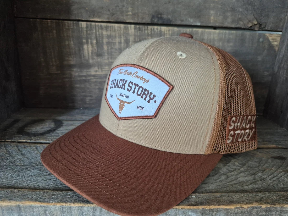 Shack Story Cap | Tache blanche | Marron/Beige/Caramel