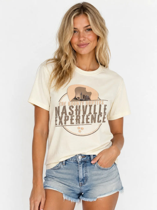 Shack Story T-shirt crème / Bounty Hunters Nashville