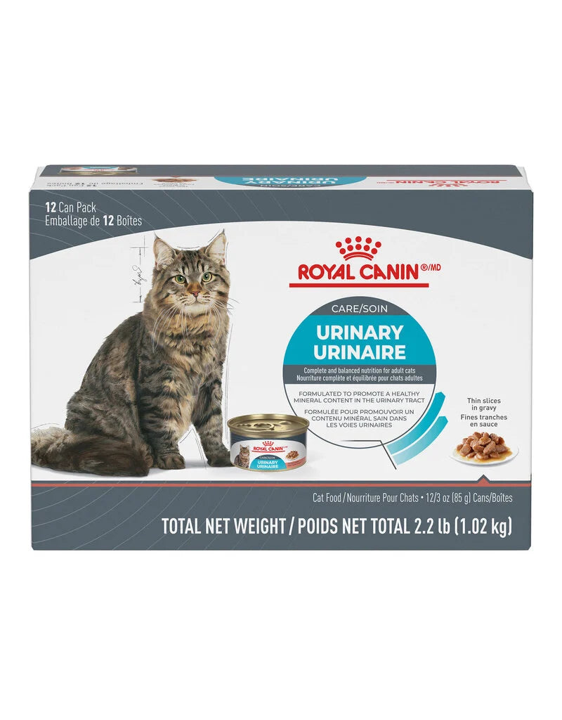 Royal canin Conserve pour Chat Soin Urinaire - Tranches en sauce Paquet de 12 x 85g