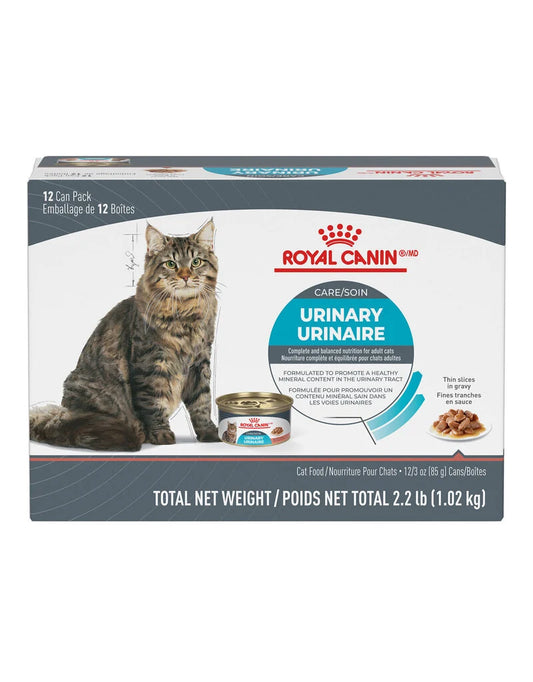 Royal canin Conserve pour Chat Soin Urinaire - Tranches en sauce Paquet de 12 x 85g