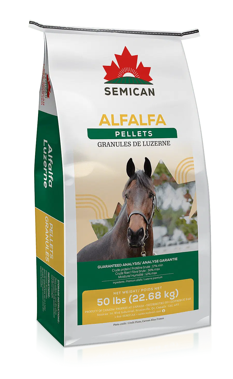 Semican Alfalfa pellets 22.68kg