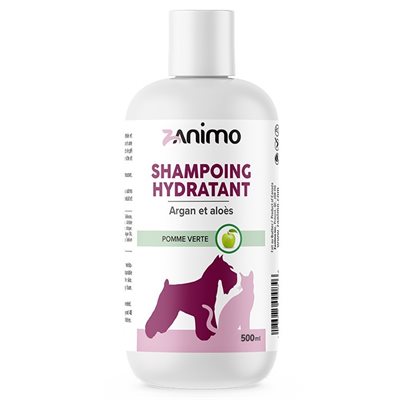 Zanimo Shampoing Hydratant Argan, Aloes Et Pomme 500Ml