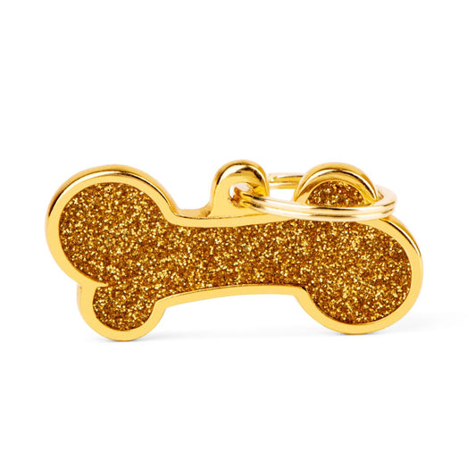 Medaille Glitter Bone