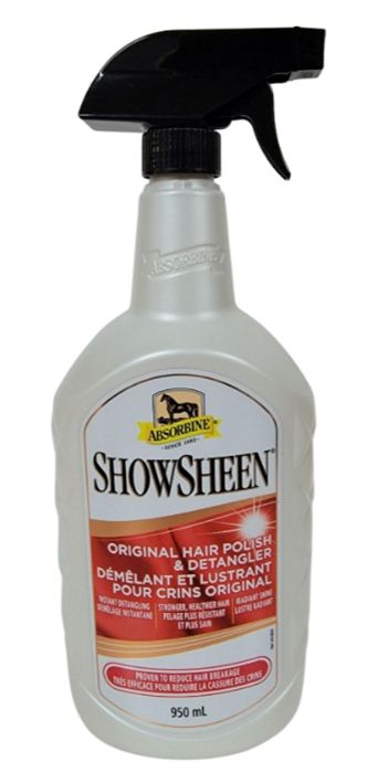 Show Sheen – Spray Démêlant et Lustrant pour Chevaux 950 Ml