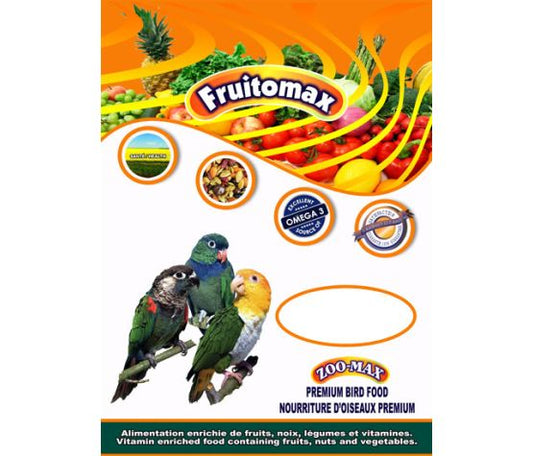 Zoomax Fruitomax Oiseaux Conure & Petit Perroquet 2Lbs