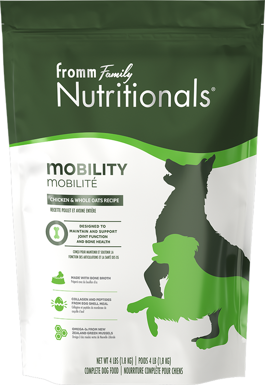 Fromm Recette de poulet et d'avoine complète pour la mobilité 5.4KG
