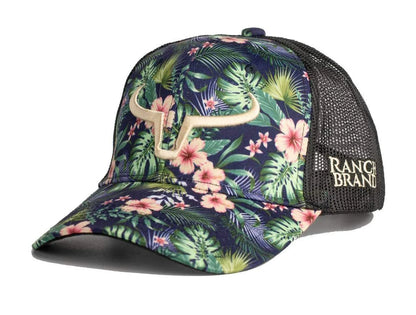 Ranch Brand Casquette Ponytail Femme, Mesh avec Logo