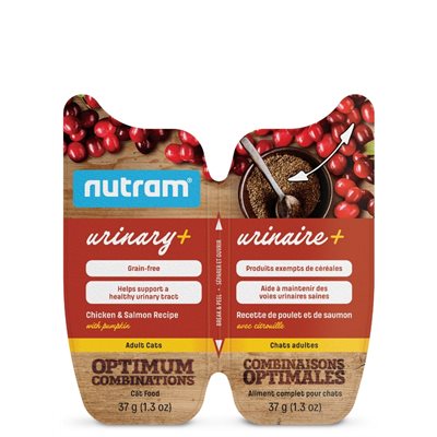 Nutram Combinaison Optimale Urinaire+Chat Poulet, Saumon& Ci