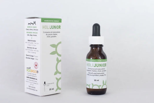 Holidago HoliJunior - pour une croissance en santé du chaton, chiot et poulain.