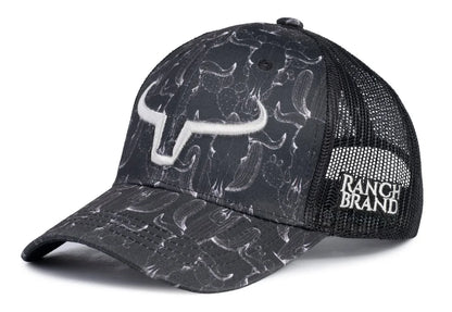 Ranch Brand Casquette Ponytail Femme, Mesh avec Logo