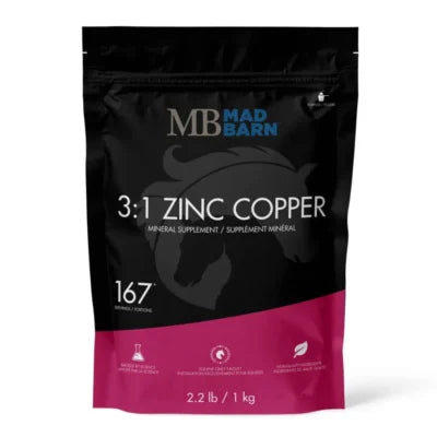 Mad Barn 3:1 Zinc Copper Supplément de zinc et de cuivre Cheval  1kg