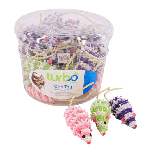 Turbo Cat Toy Mop Mouse Bulk Bin